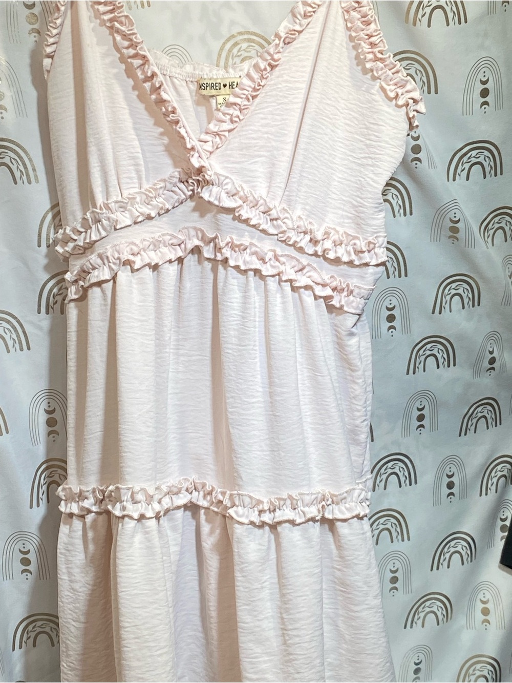 Inspired Hearts Ruffle Midi Dress - Picture 3 of 12